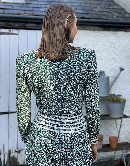 70s vintage prairie dress