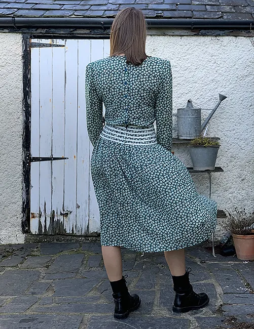 70s vintage prairie dress