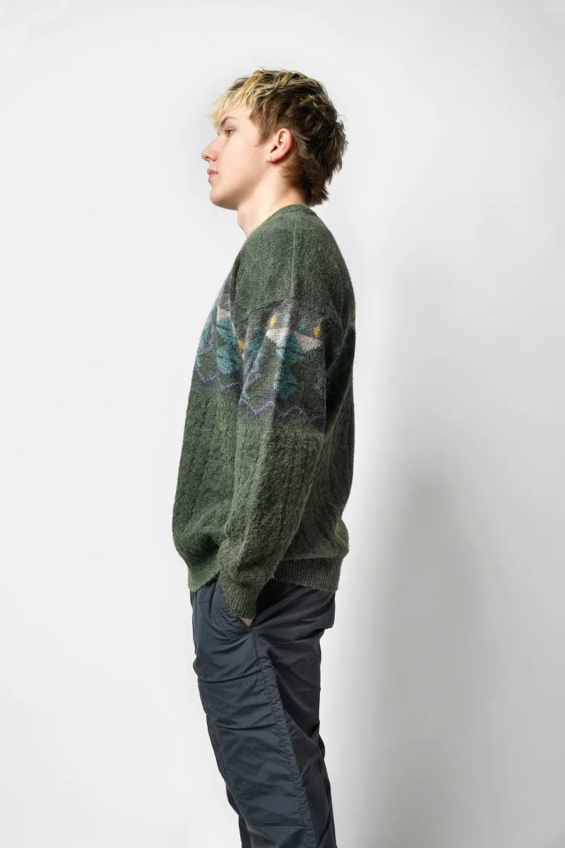 80s vintage sweater mens