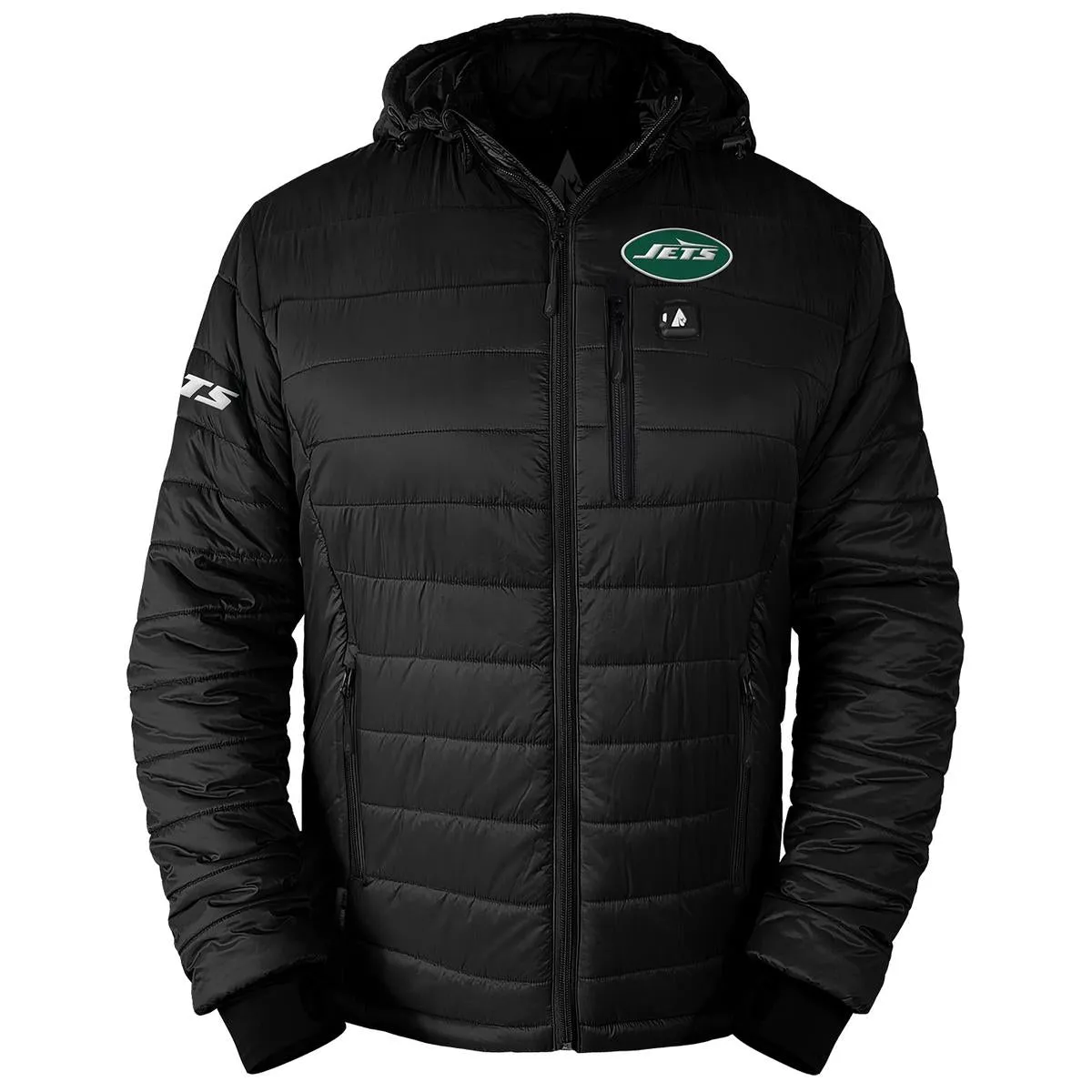 ActionHeat New York Jets 5V Men's Puffer Battery Heated Jacket