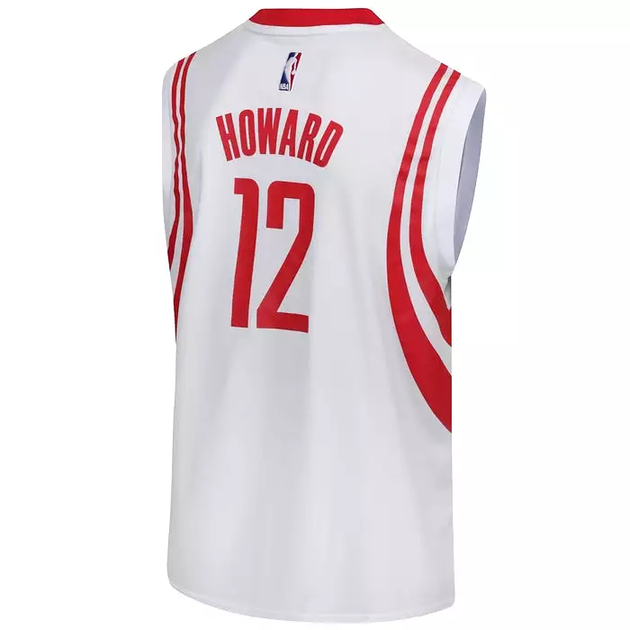 adidas Men's Houston Rockets Howard Basketball Jersey - White XXS