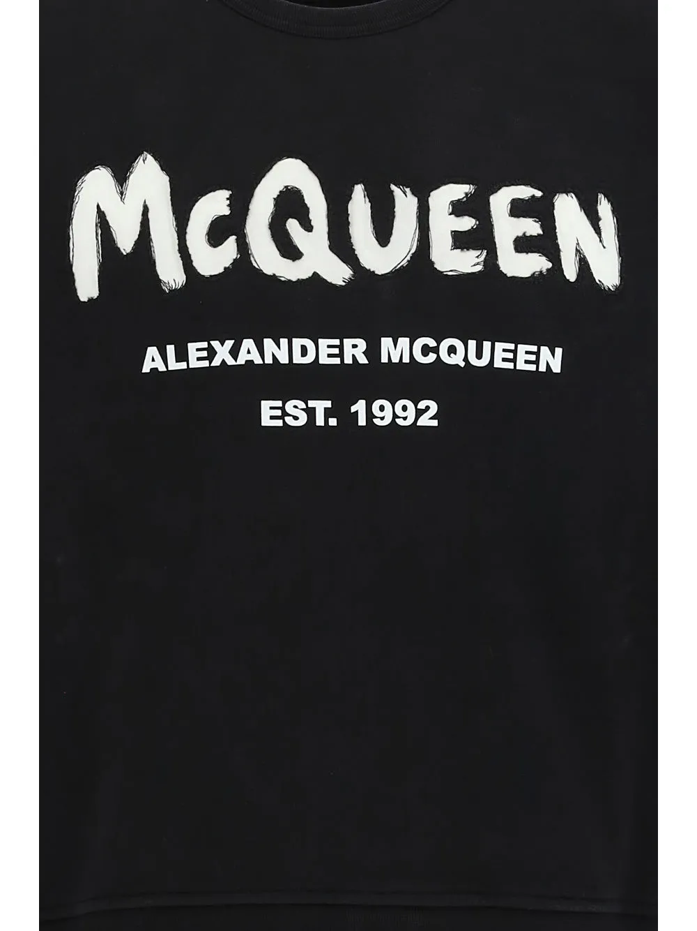 Alexander McQueen Graffiti Oversized Sweatshirt