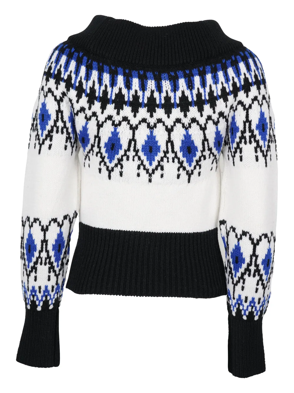 Alexander McQueen Pattern Intarsia Knit Jumper