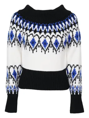 Alexander McQueen Pattern Intarsia Knit Jumper