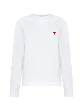 AMI De Coeur Logo Embroidered Crewneck Sweatshirt