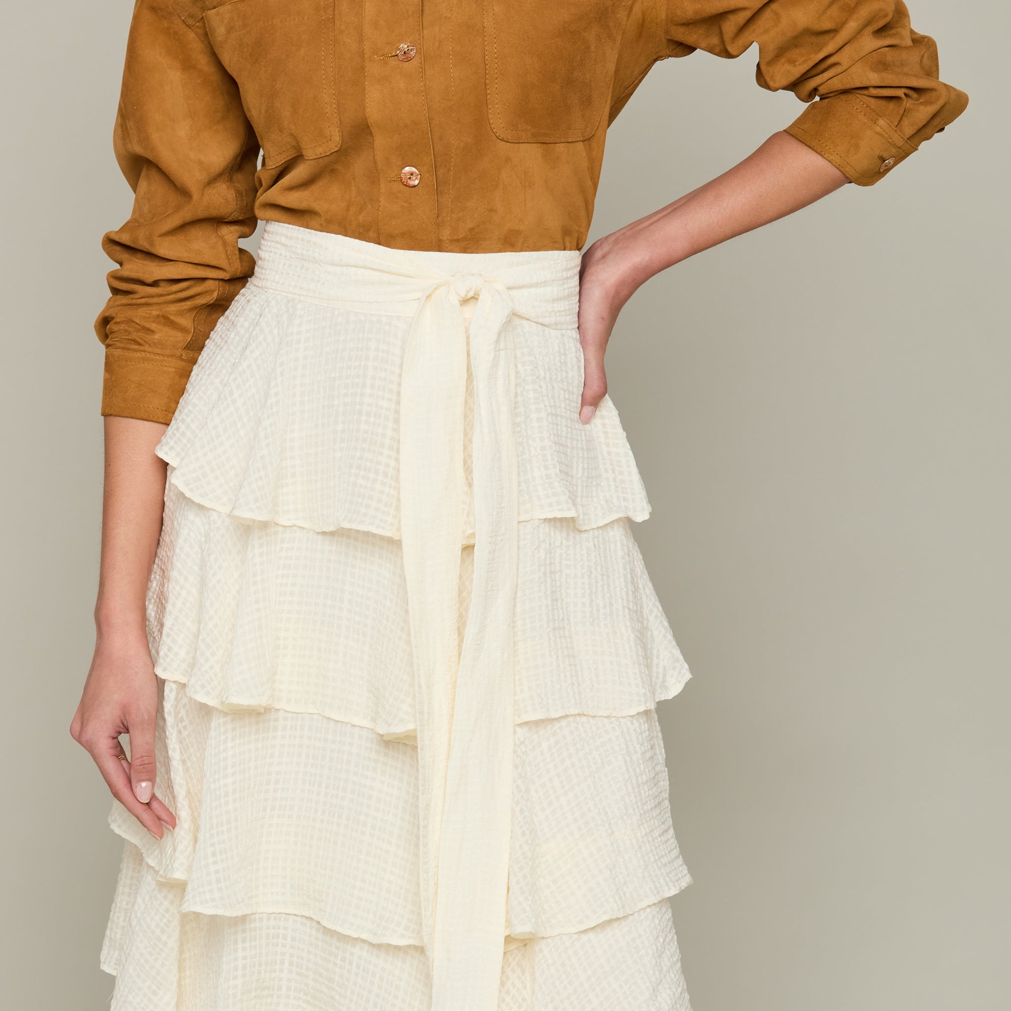 Annona Skirt :: Off White