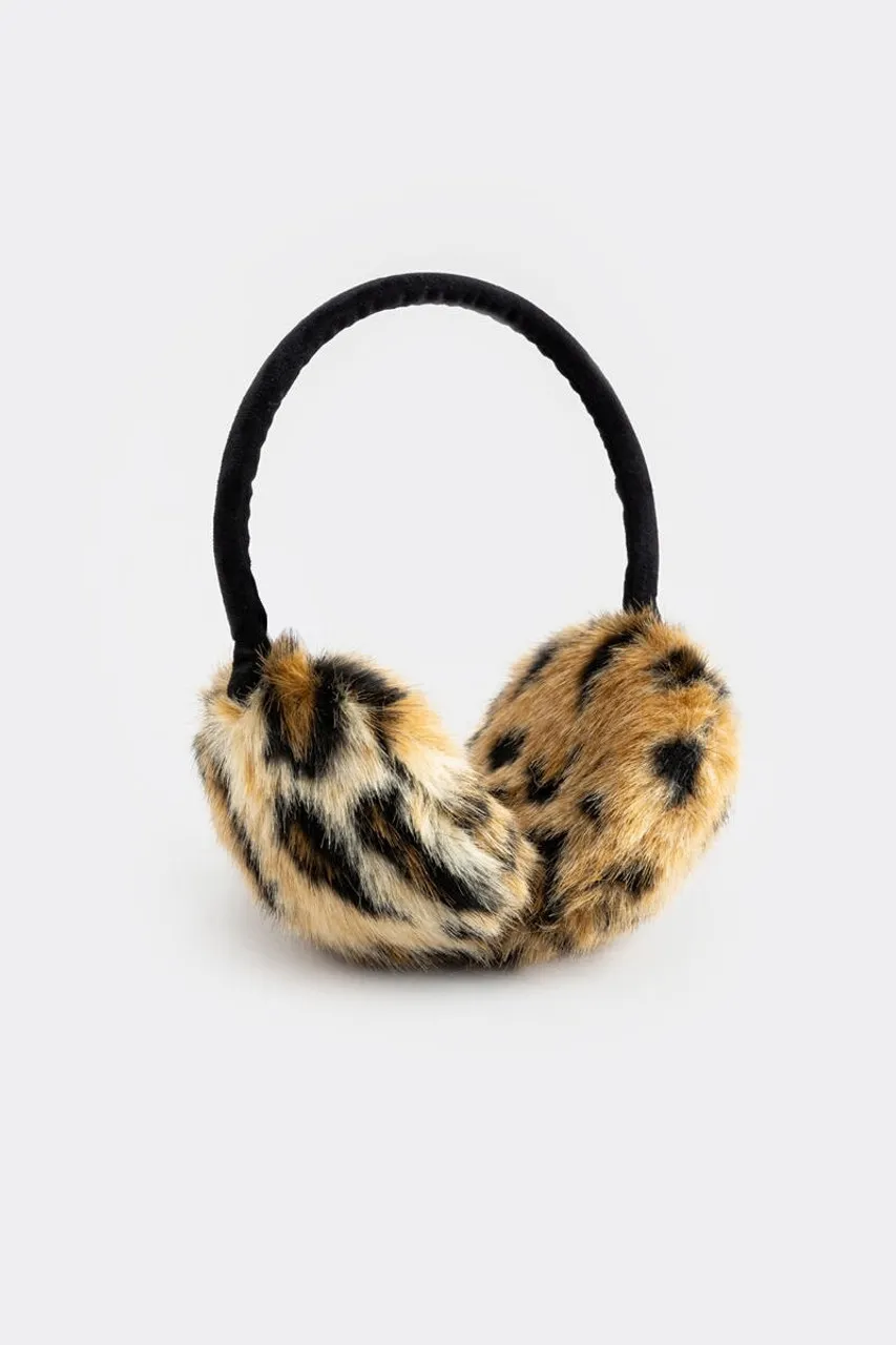 Antonia Leopard Print Earmuffs