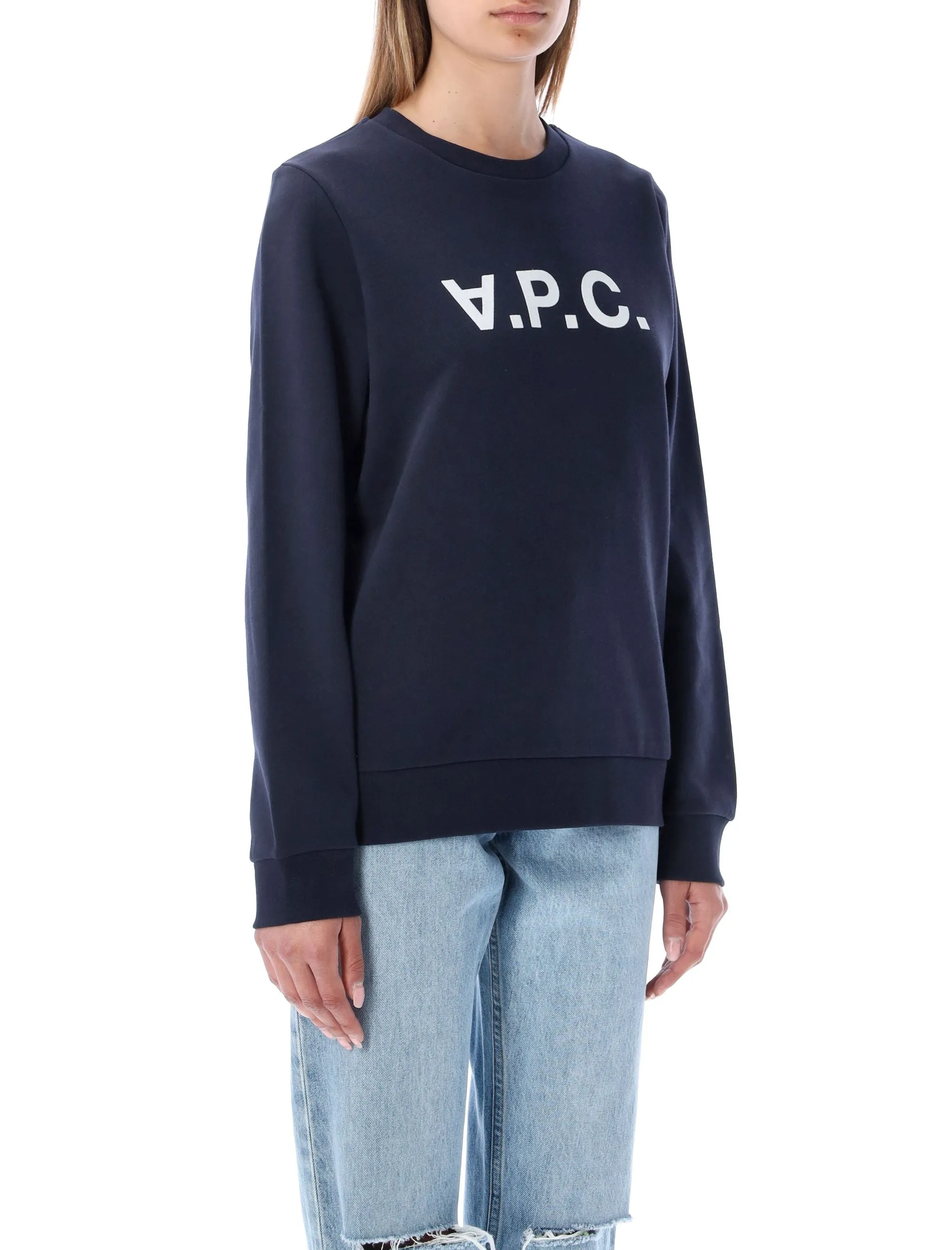 A.P.C. Viva Logo Flocked Sweatshirt