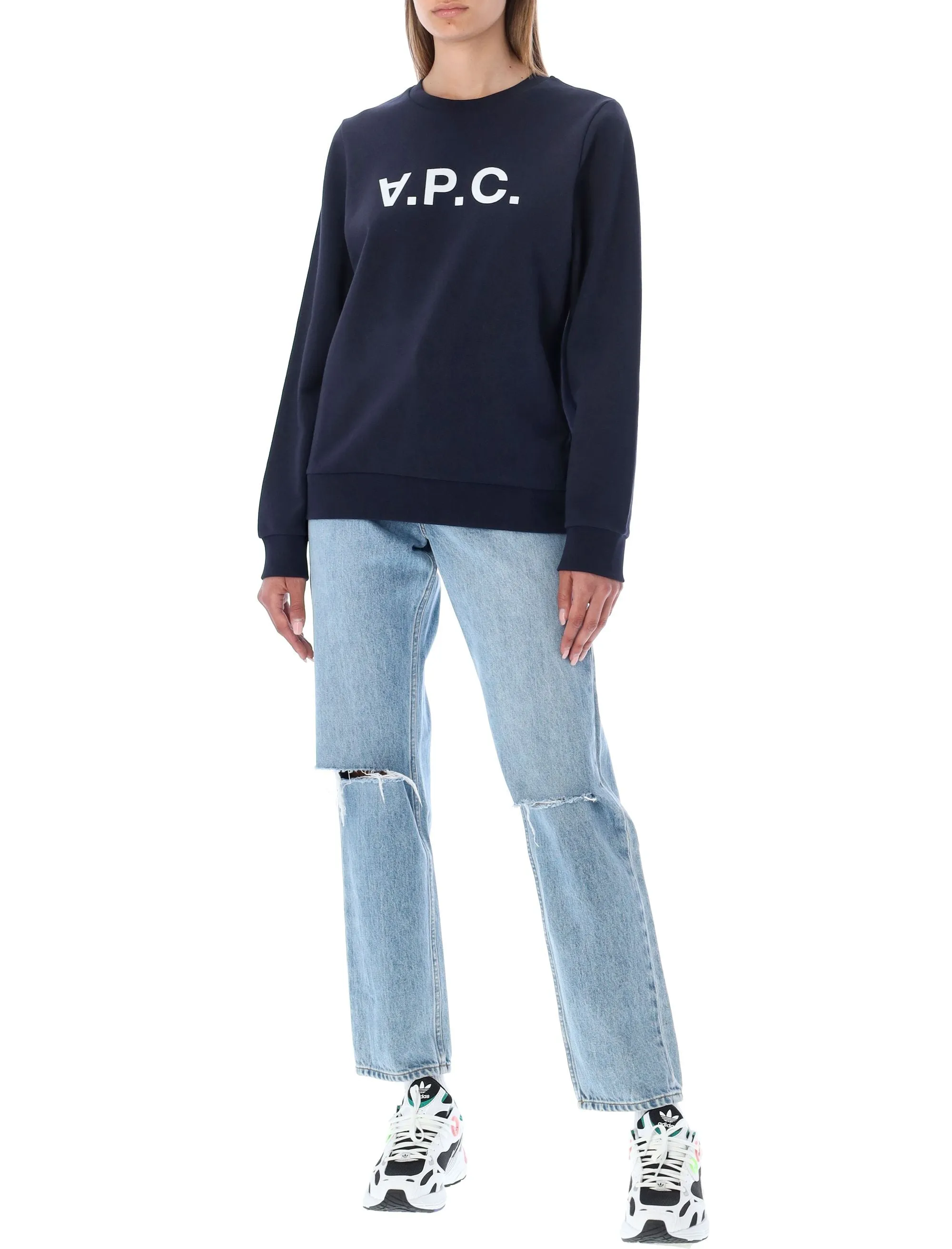 A.P.C. Viva Logo Flocked Sweatshirt