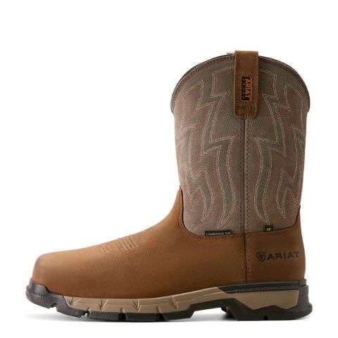 Ariat Men's Rebar Flex SD Composite Toe Work Boot in Brown