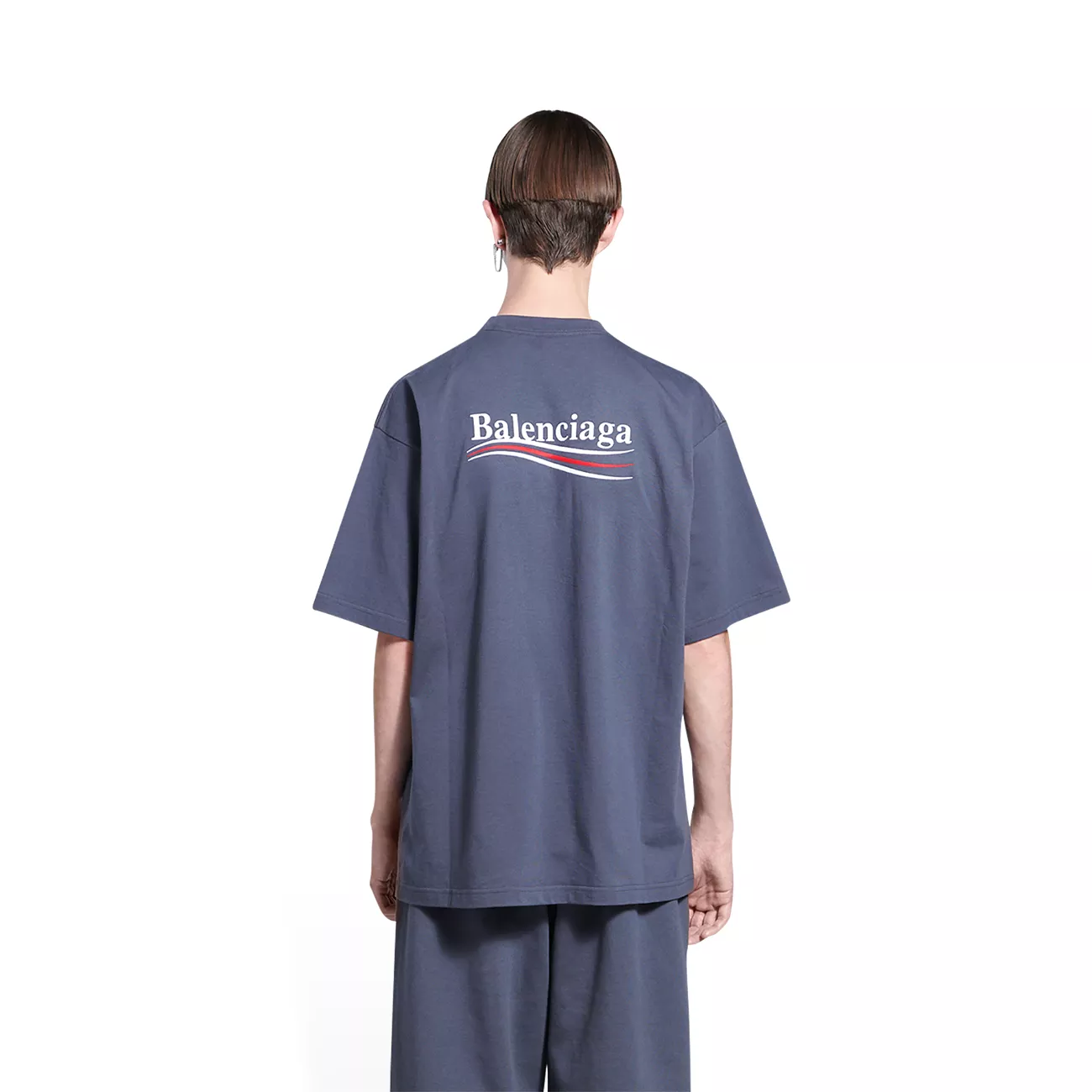 Balenciaga Political Campaign Large Fit Men's T-Shirt