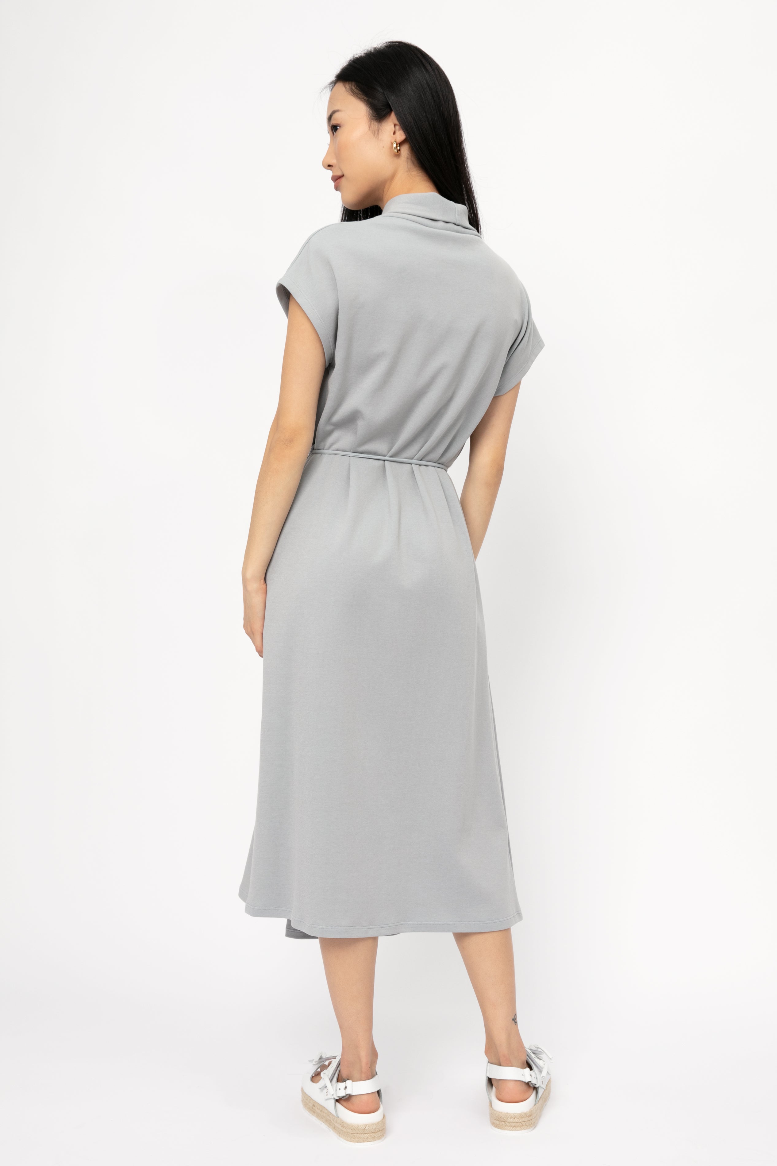 Benaco Dress in Water Blue