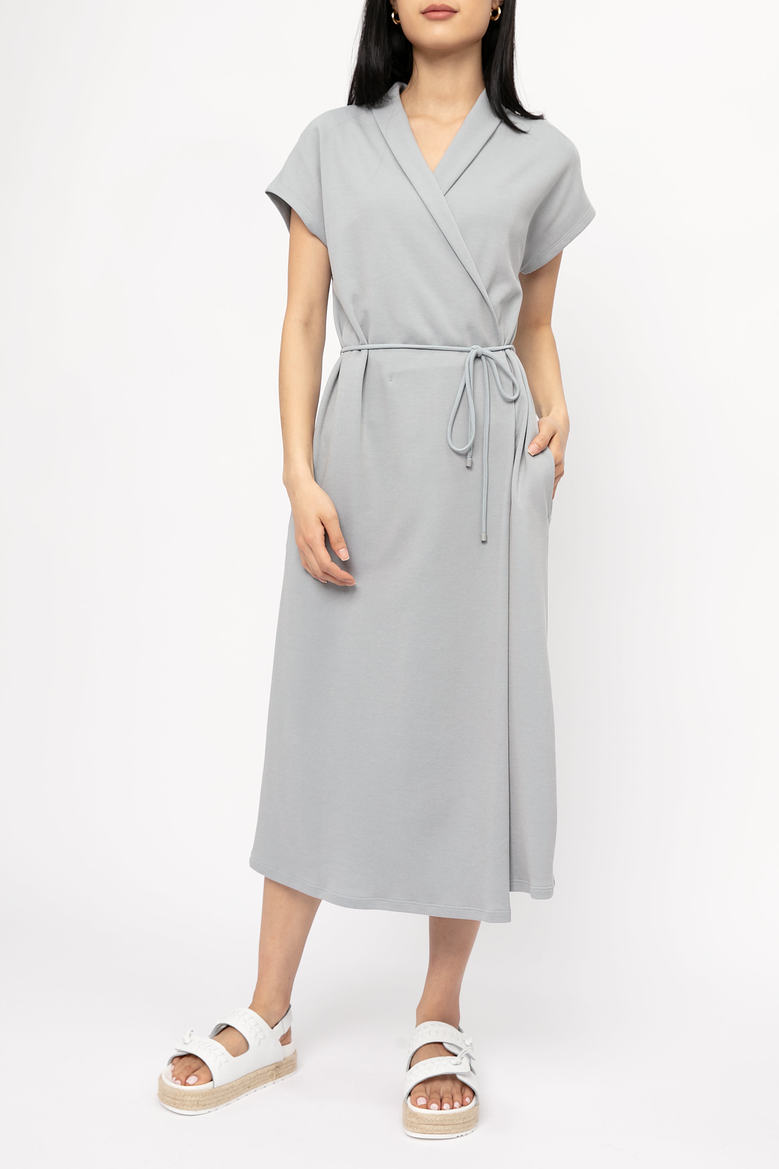 Benaco Dress in Water Blue