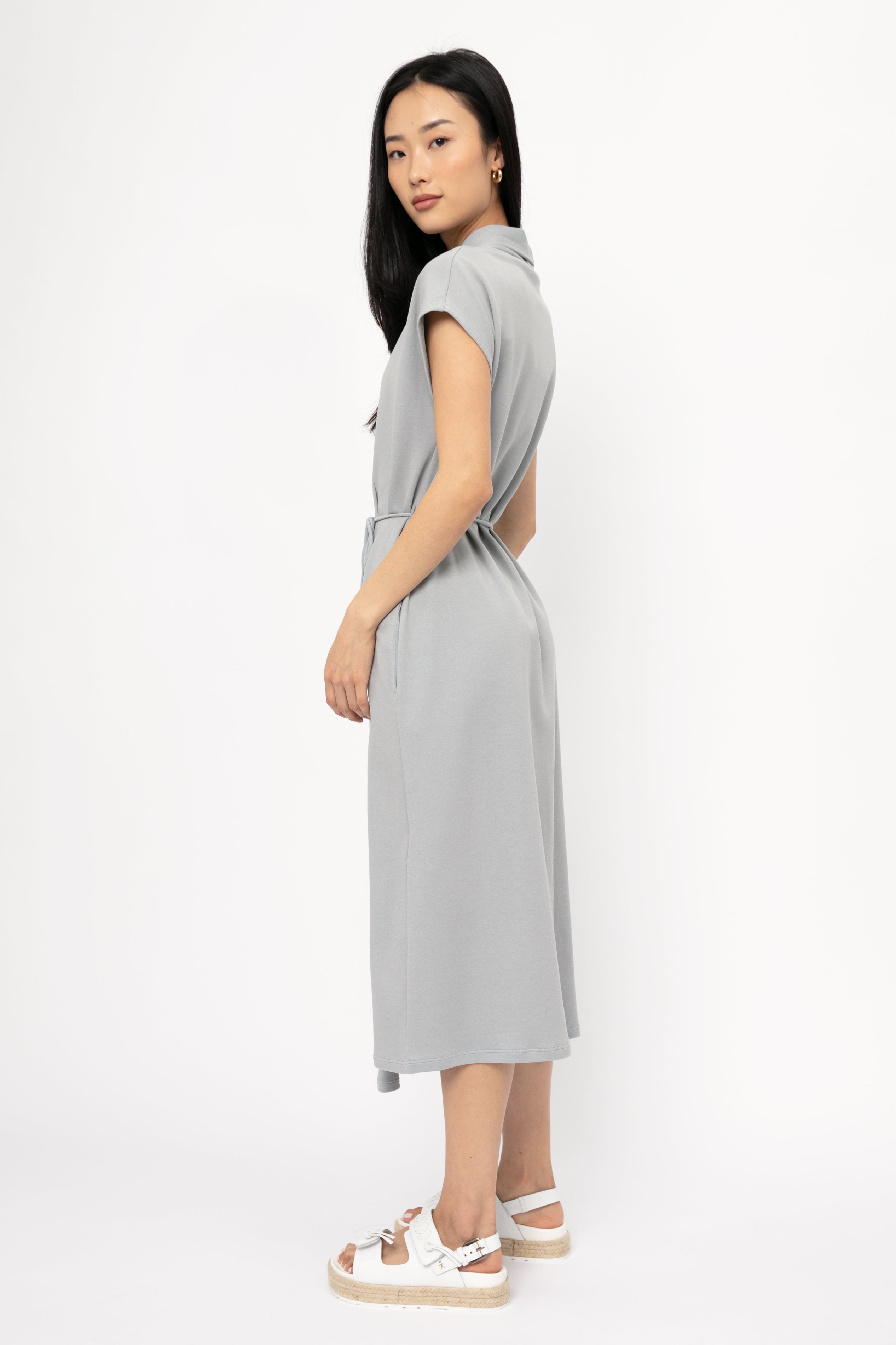 Benaco Dress in Water Blue