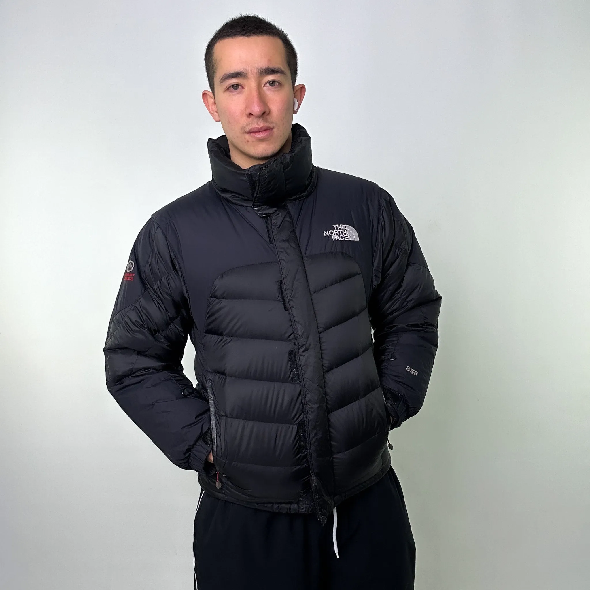 Black y2ks The North Face 850 Summit Series Puffer Jacket Coat (M)