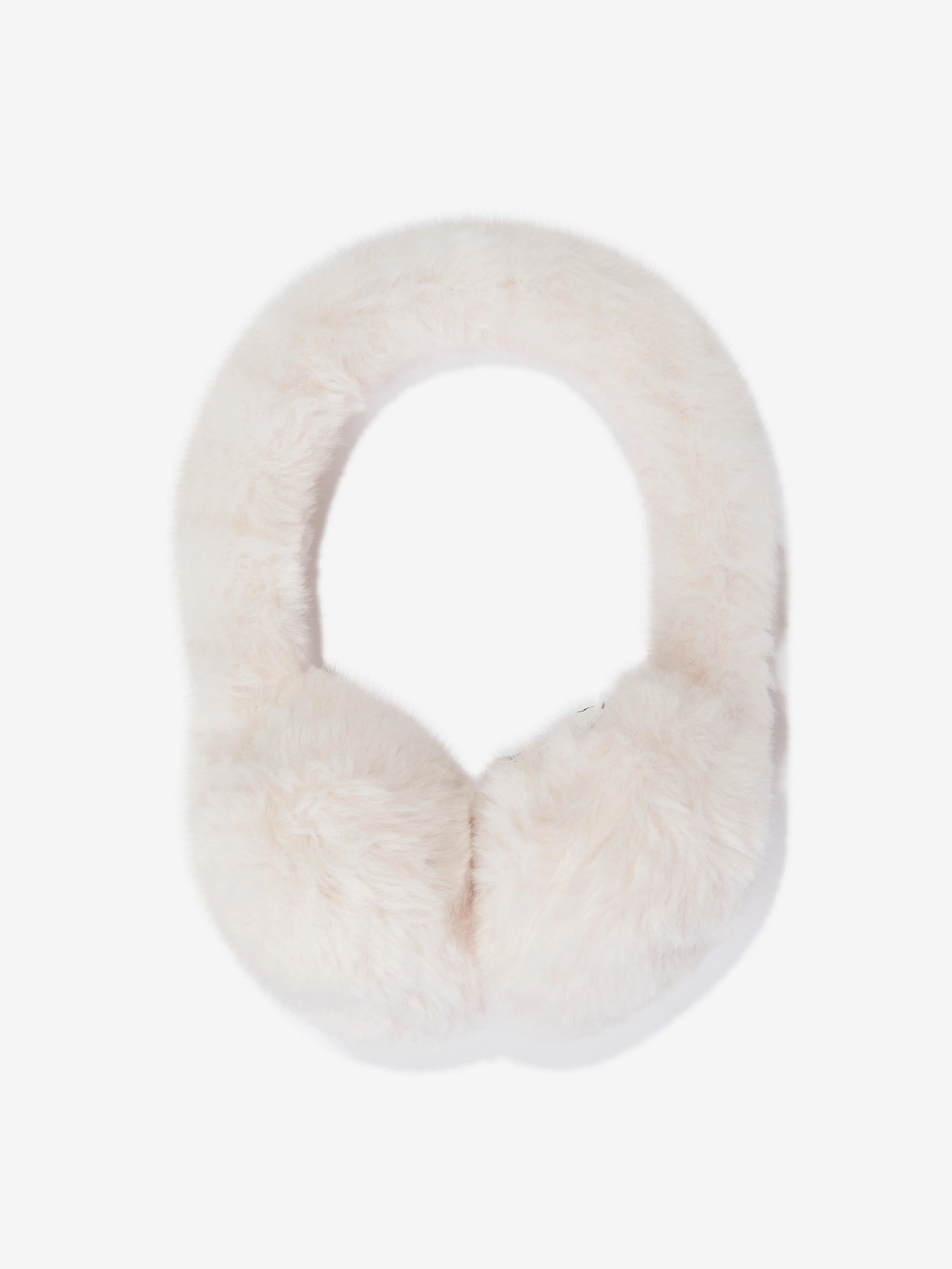 Bonpoint Girls Doline Faux Fur Ear Muffs in Ivory