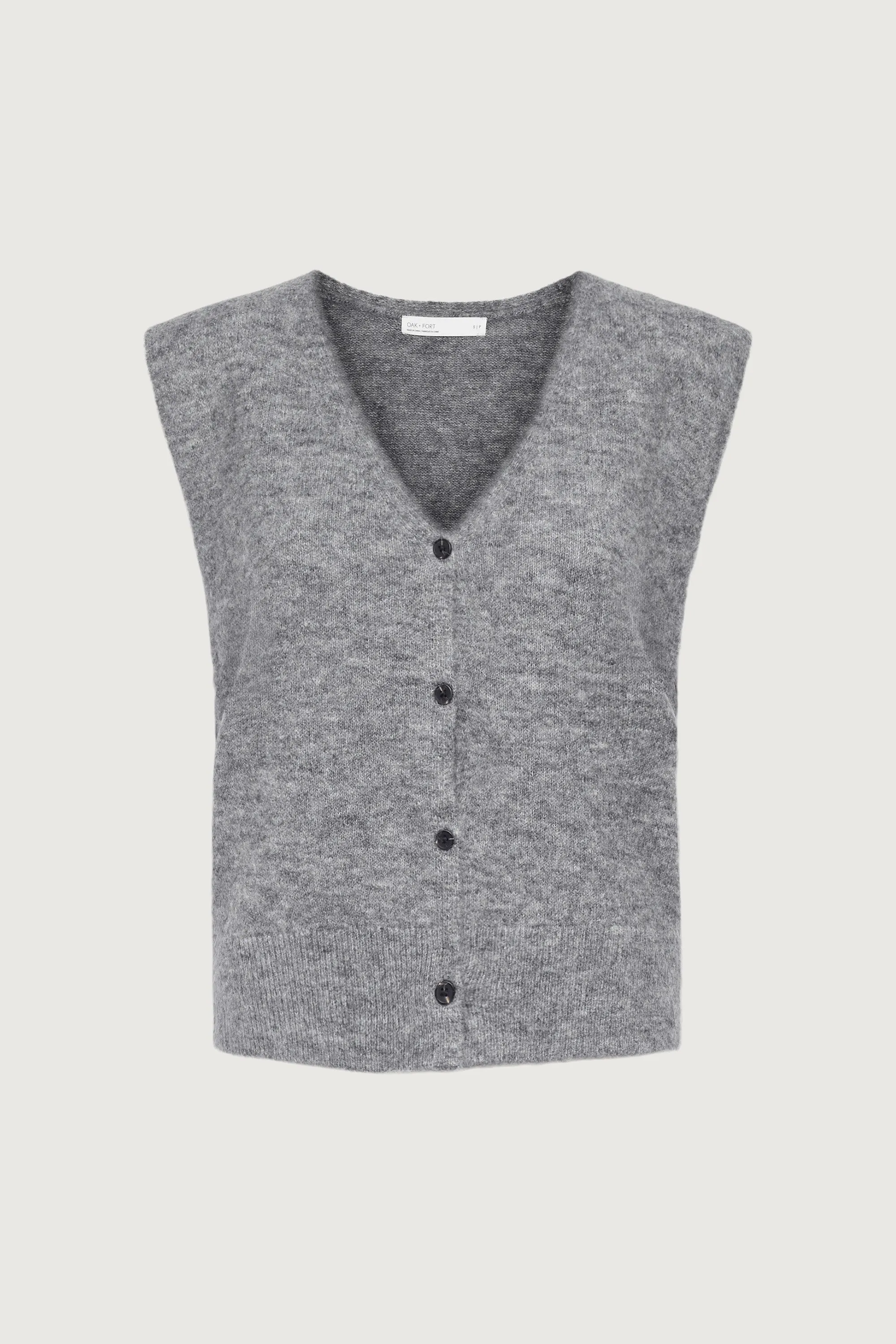 BUTTON FRONT SWEATER VEST