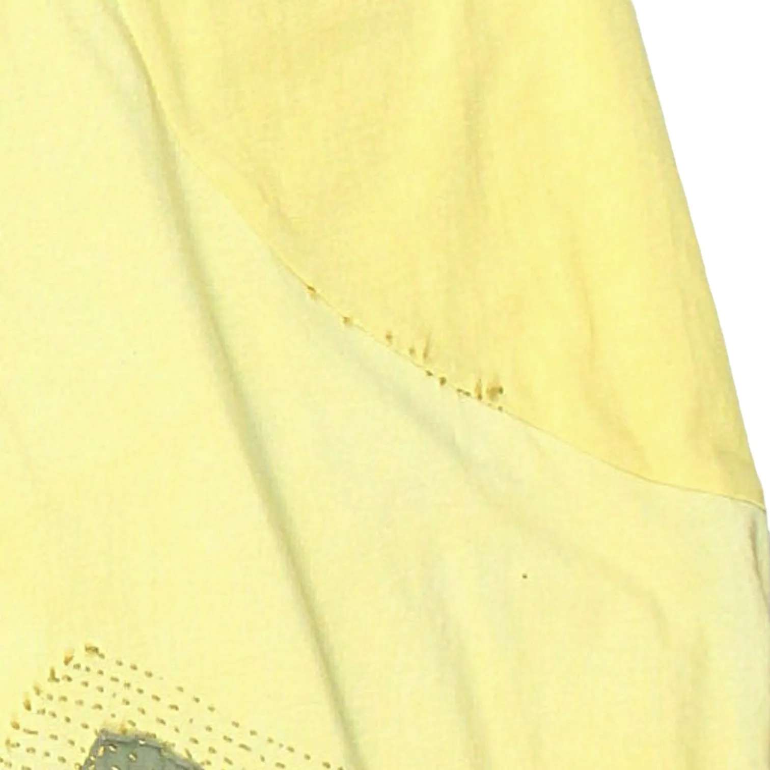 By Walid Yellow Vintage T-Shirt Dress