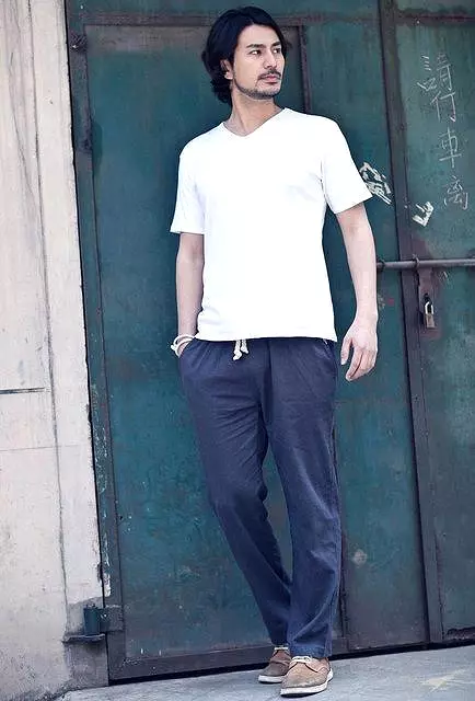 Casual Loose Linen Trousers For Men