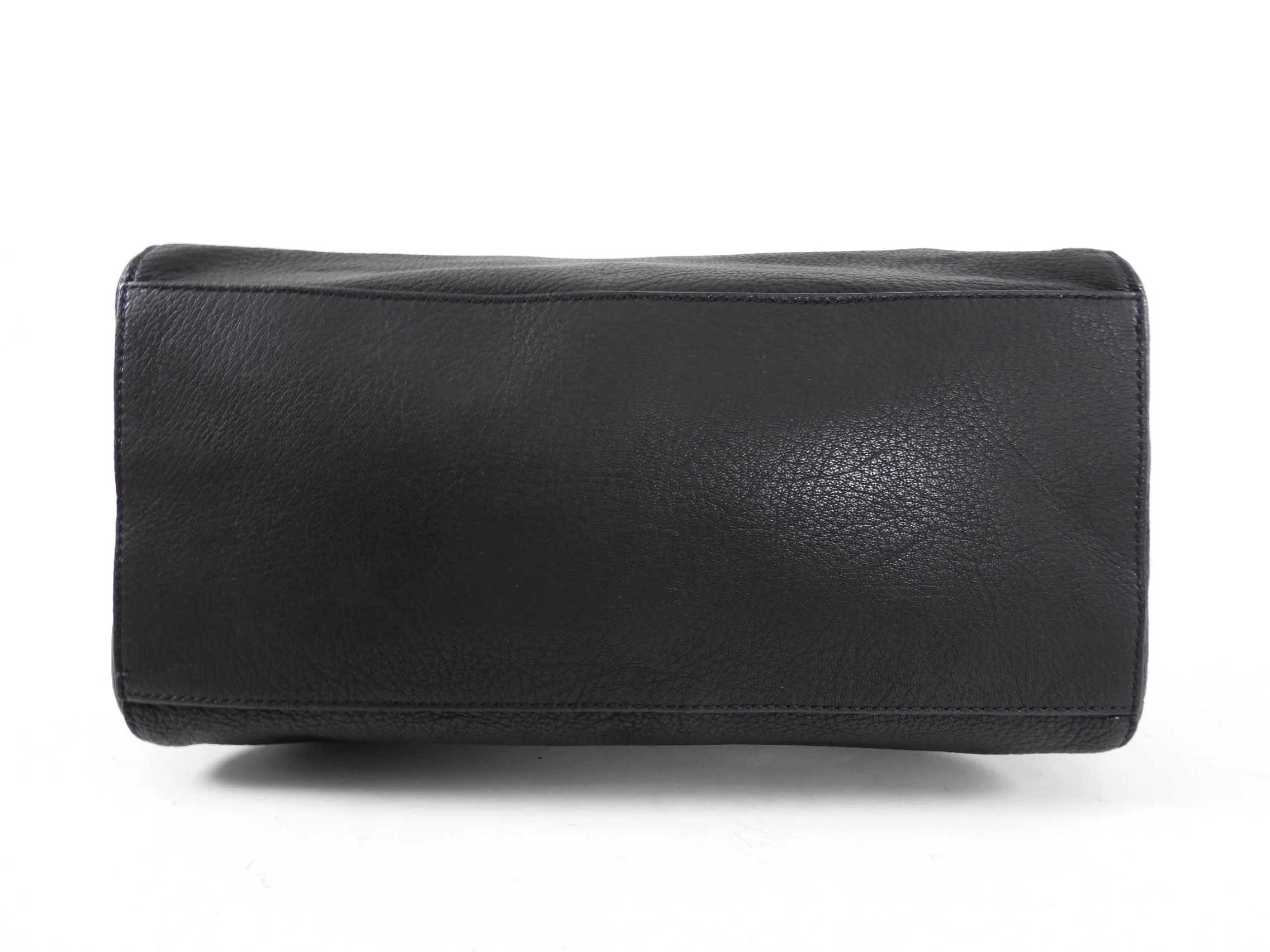 Celine Grained Black Leather Two-Way Bag