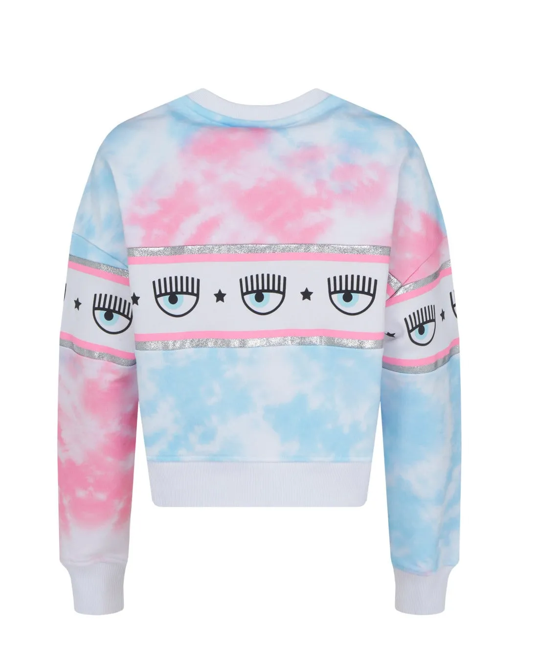 Chiara Ferragni Logo-Printed Tie-Dyed Sweatshirt