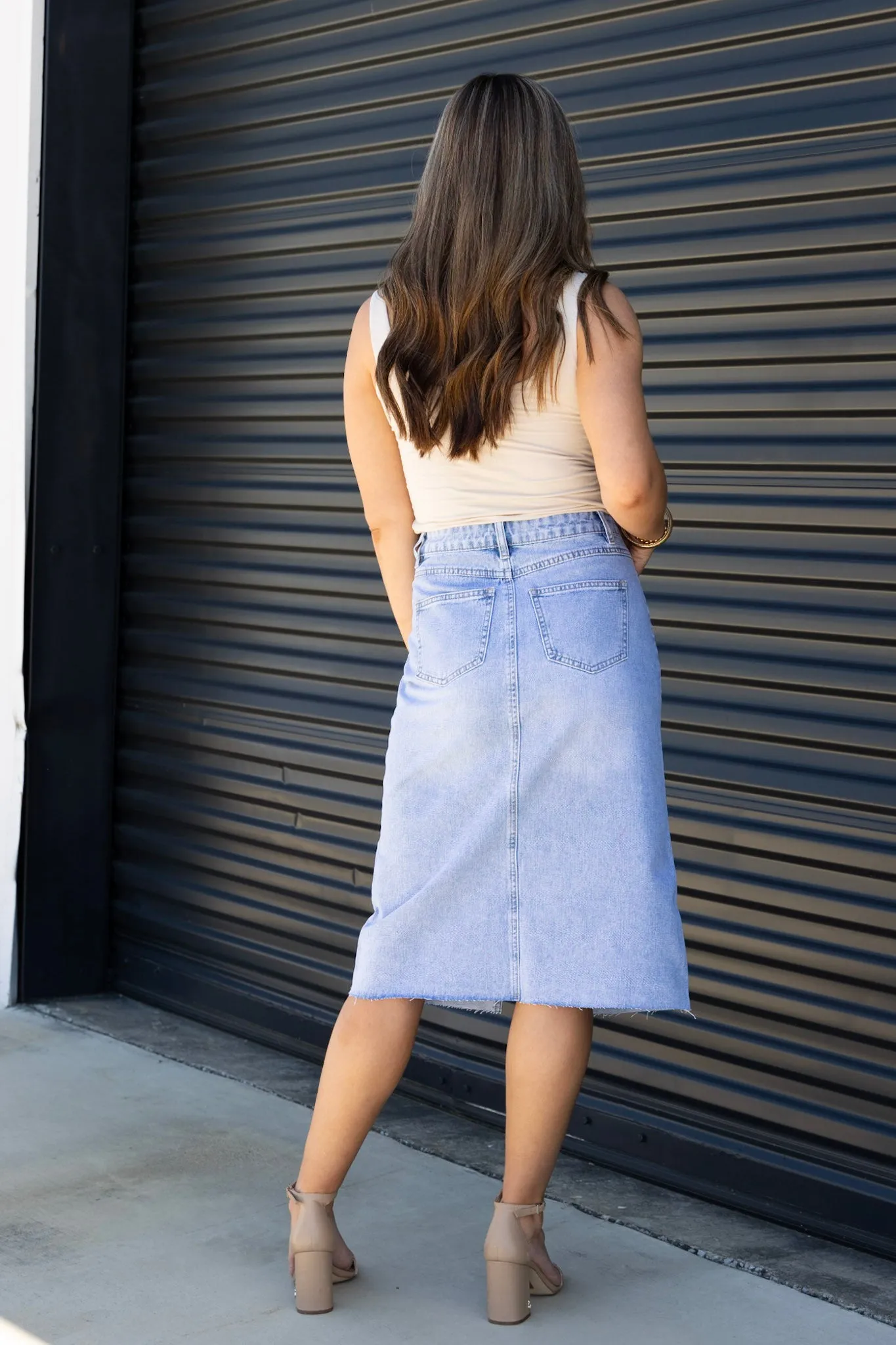 Denim Dream Denim Skirt - SALE