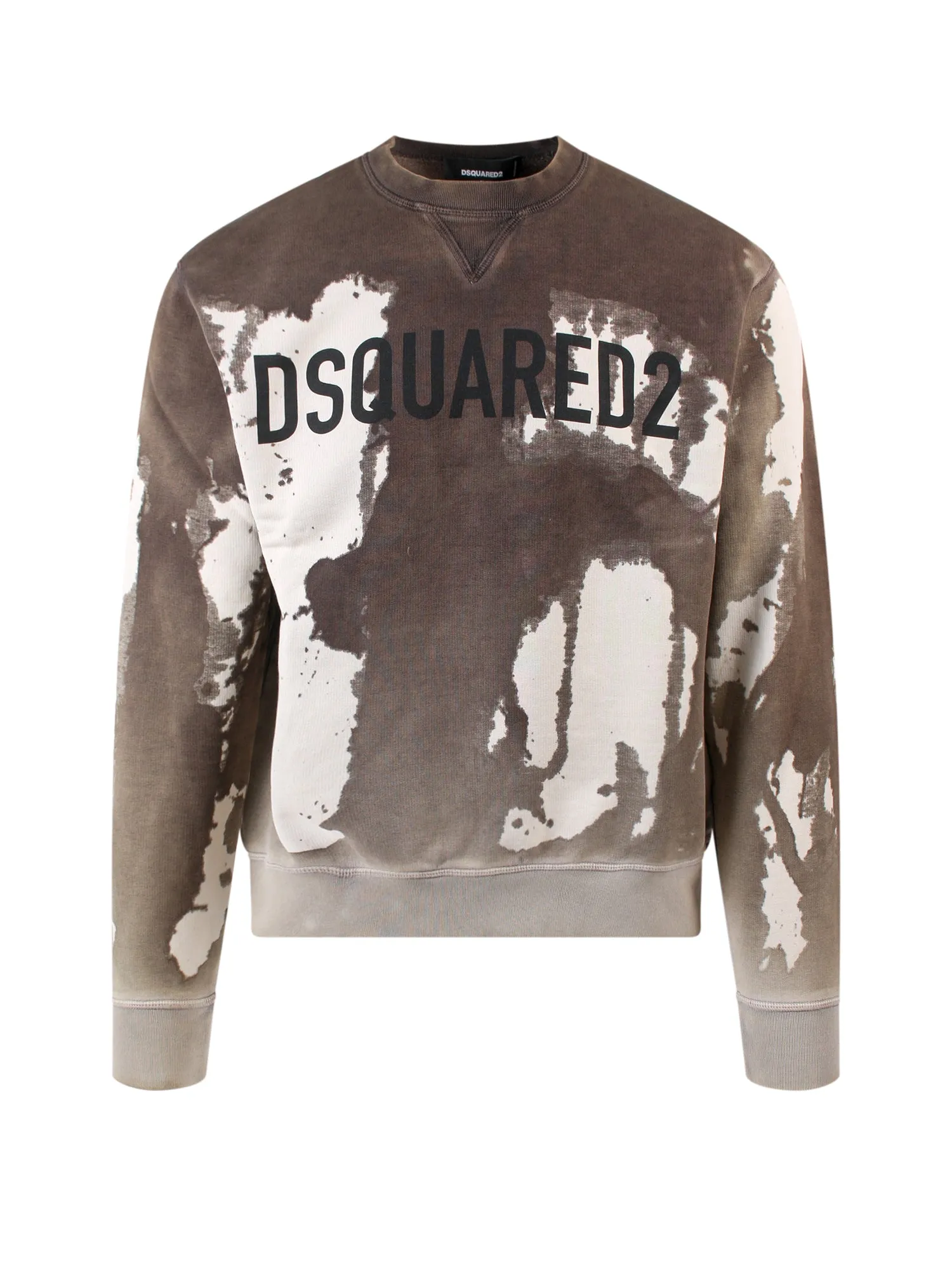 Dsquared2 Logo Printed Tie-Dyed Sweatershirt