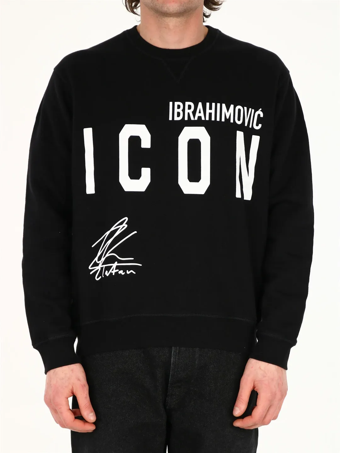 Dsquared2 X Ibrahimovi Icon Crewneck Sweatshirt