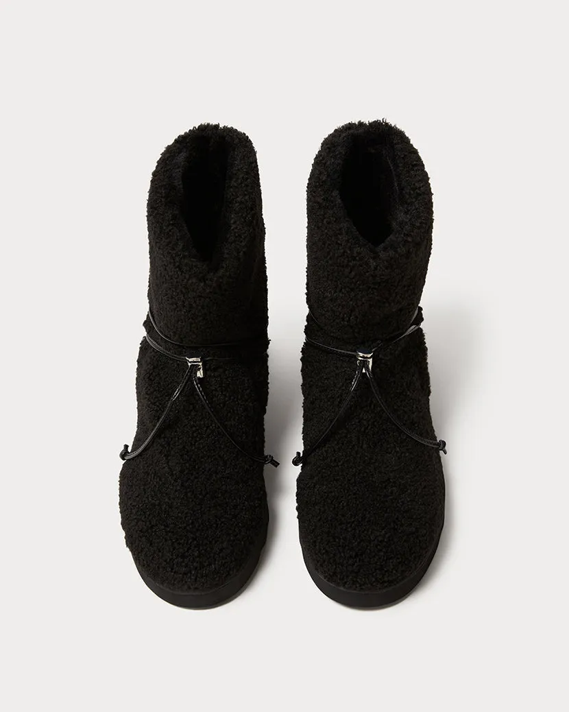 Faux Fur Boot | Black