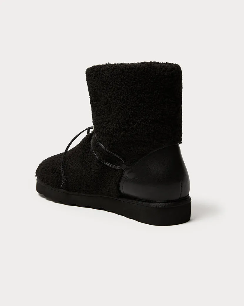 Faux Fur Boot | Black