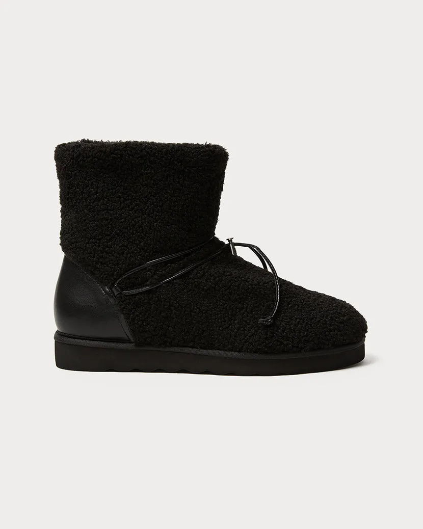 Faux Fur Boot | Black