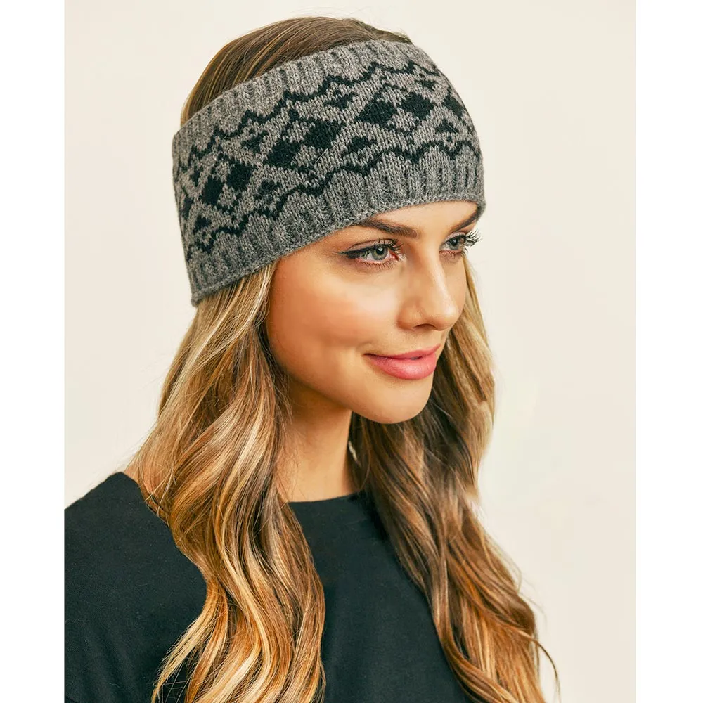 iLLASPARKZ Aztec Pattern Ear Warmer Headband