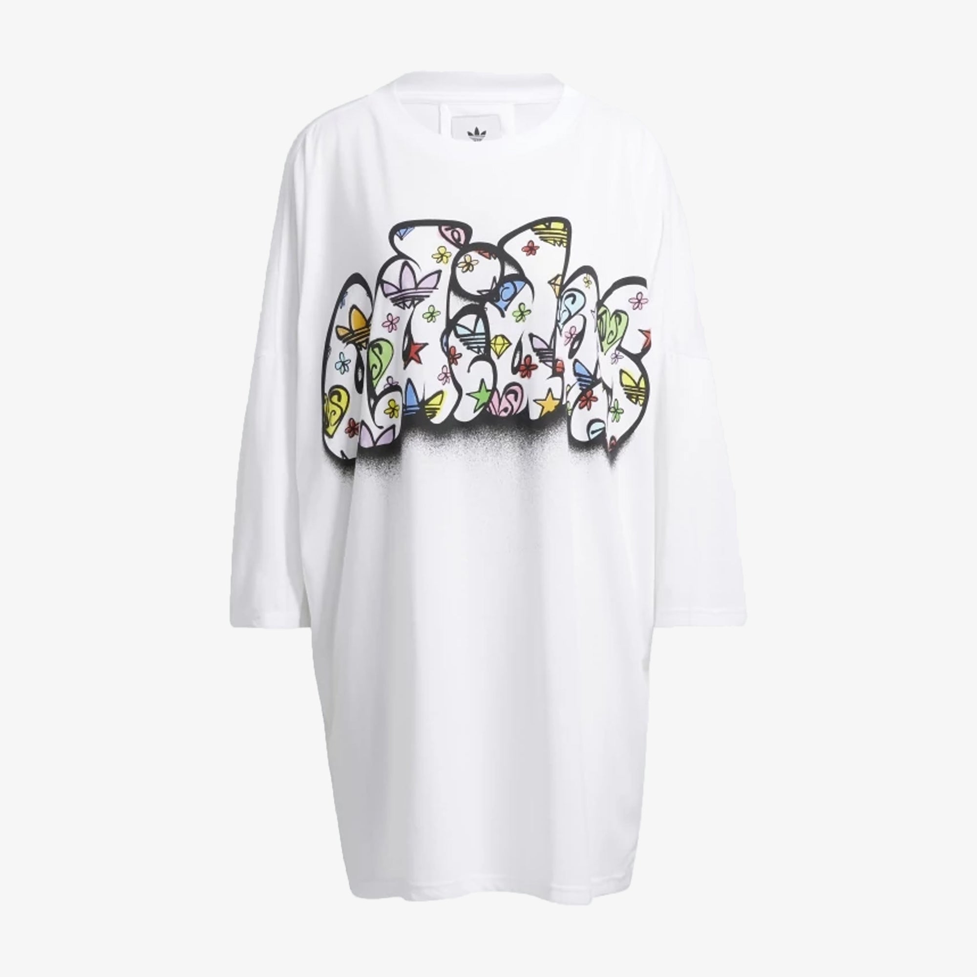 JEREMY SCOTT TEE DRESS 'WHITE'