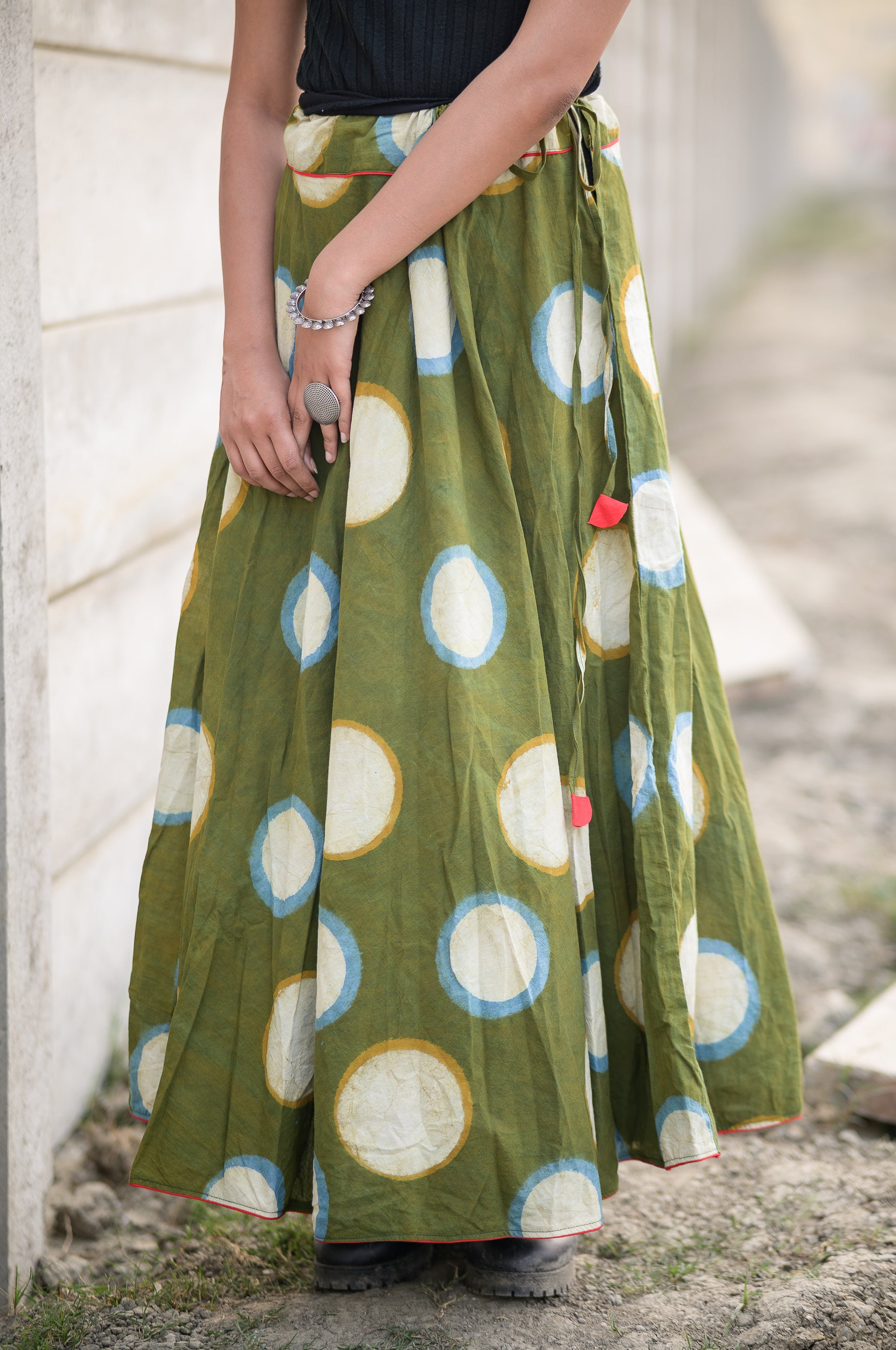 Kaisori Dabu Play of circles skirt