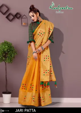 Kalpatru Fashion Launched Dream Girl Cotton Casual Wear Sarees