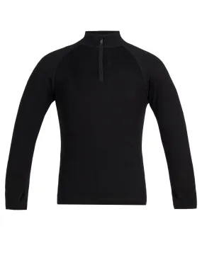 Kids 260 Tech LS Half Zip 2-6 Years - Black