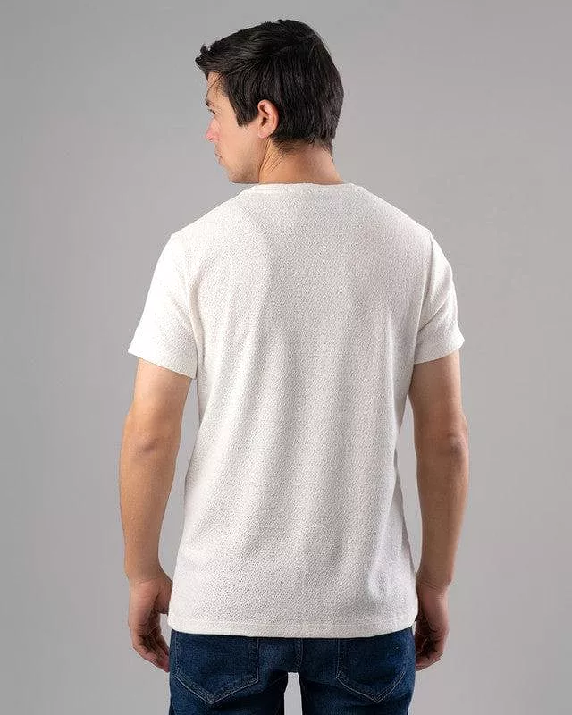 Knit T-shirt - OFF WHITE