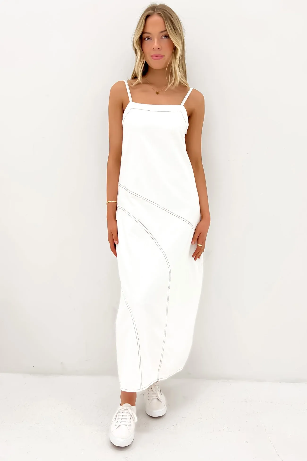 Lana Maxi Dress Vintage White