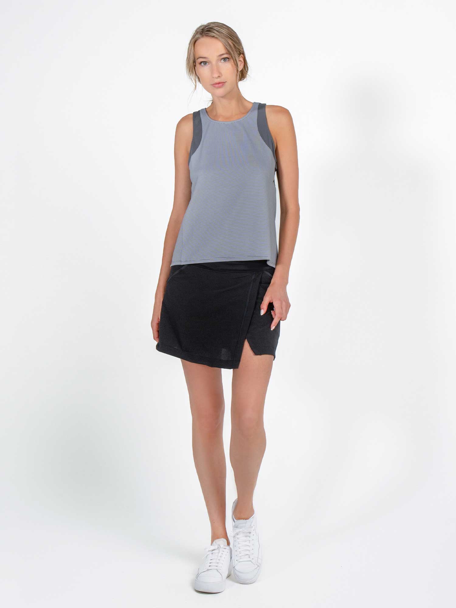 Lana Tennis & Golf Wrap Skirt - Black