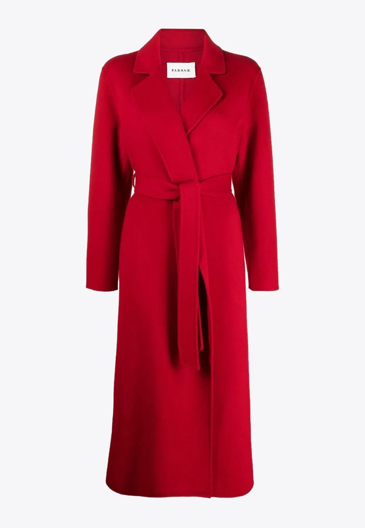 Leak Self-Tie Long Coat