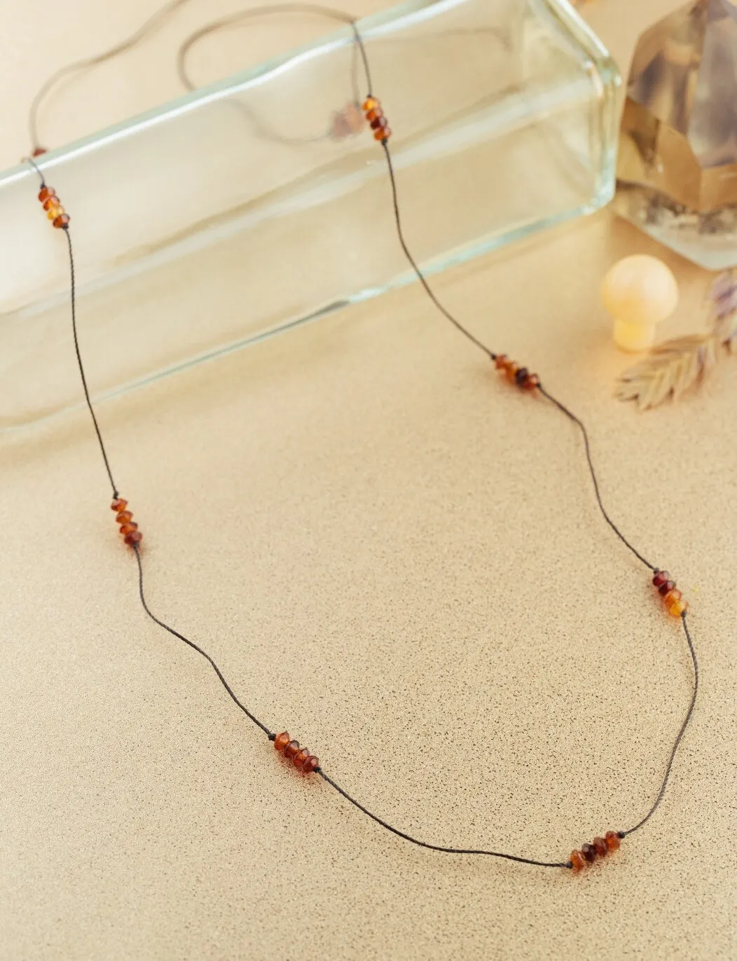 Limited Edition Orange Garnet Necklace for Spirited