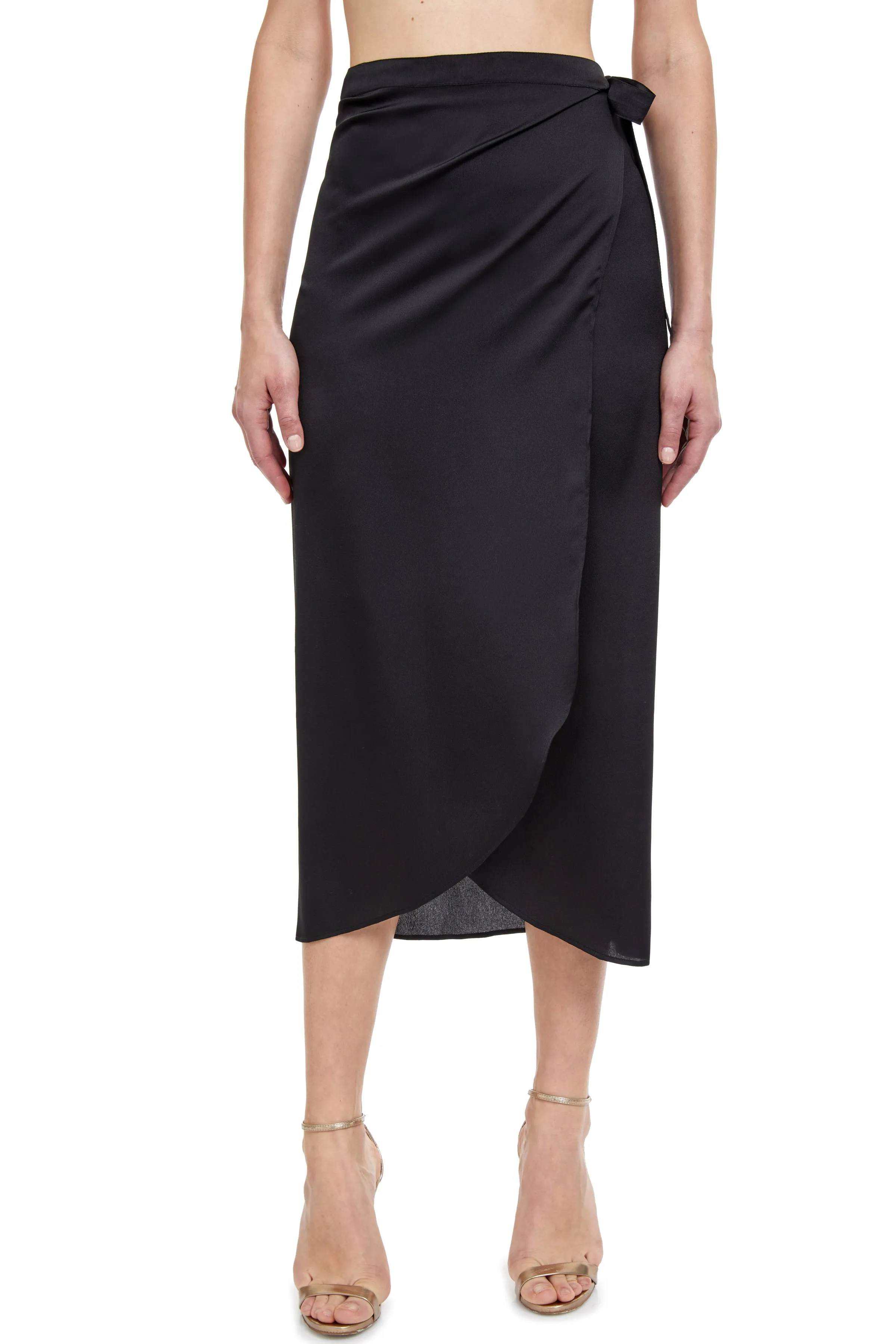 LIV Side Tie Long Sarong Skirt