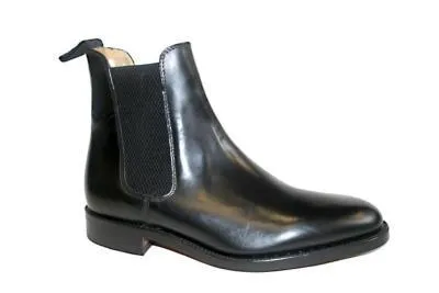 LOAKE - BLACK LEATHER CHELSEA BOOT (290B)