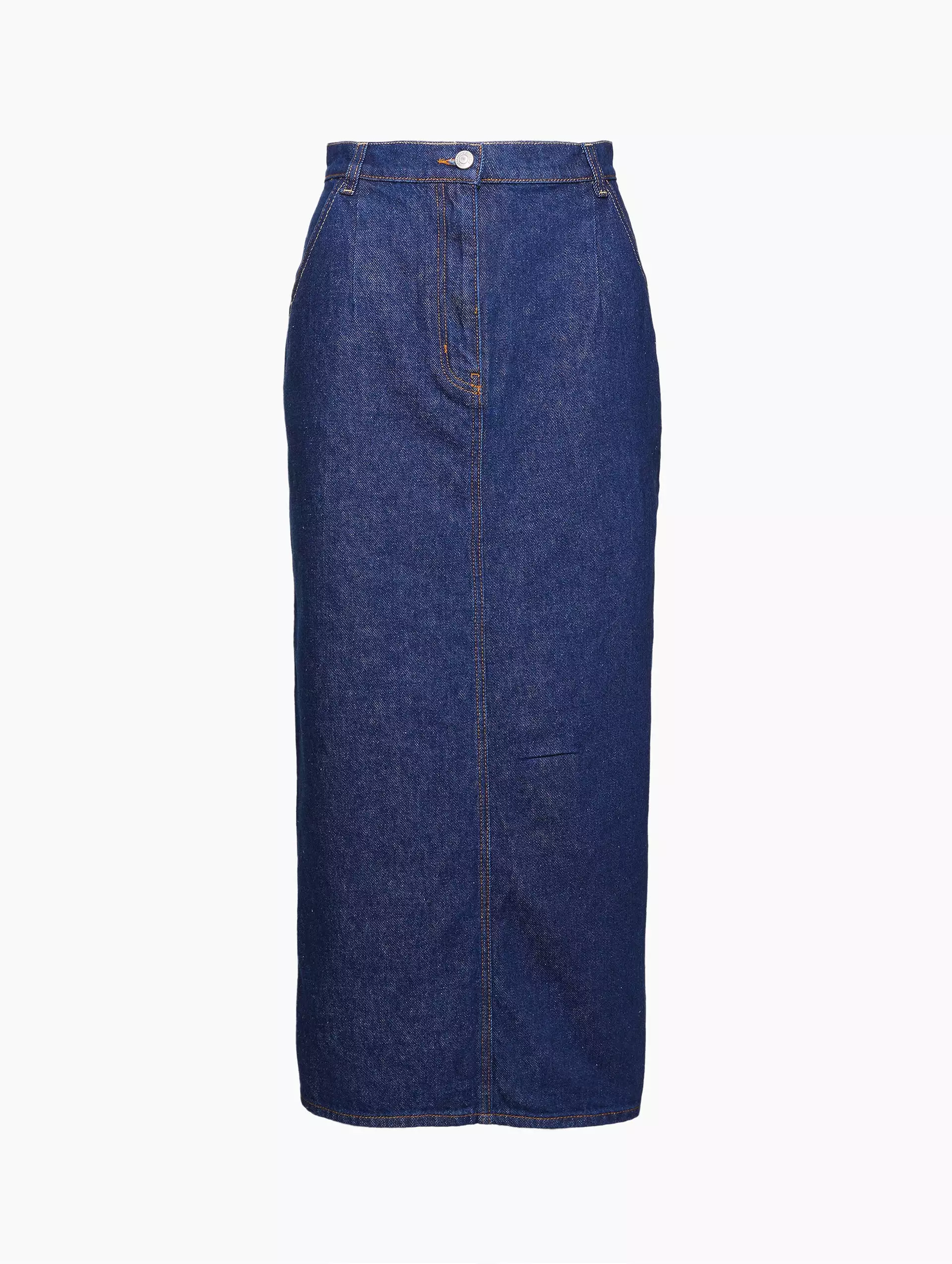 Long Denim Skirt