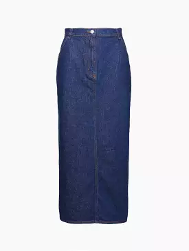 Long Denim Skirt