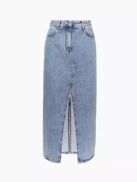 Long Denim Skirt