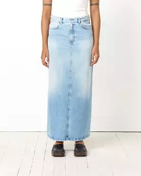 Long Denim Skirt