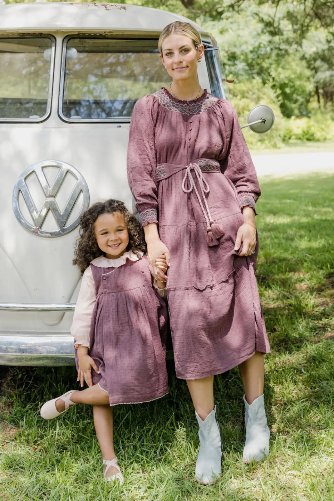 Lucy Dress in Vintage Wine