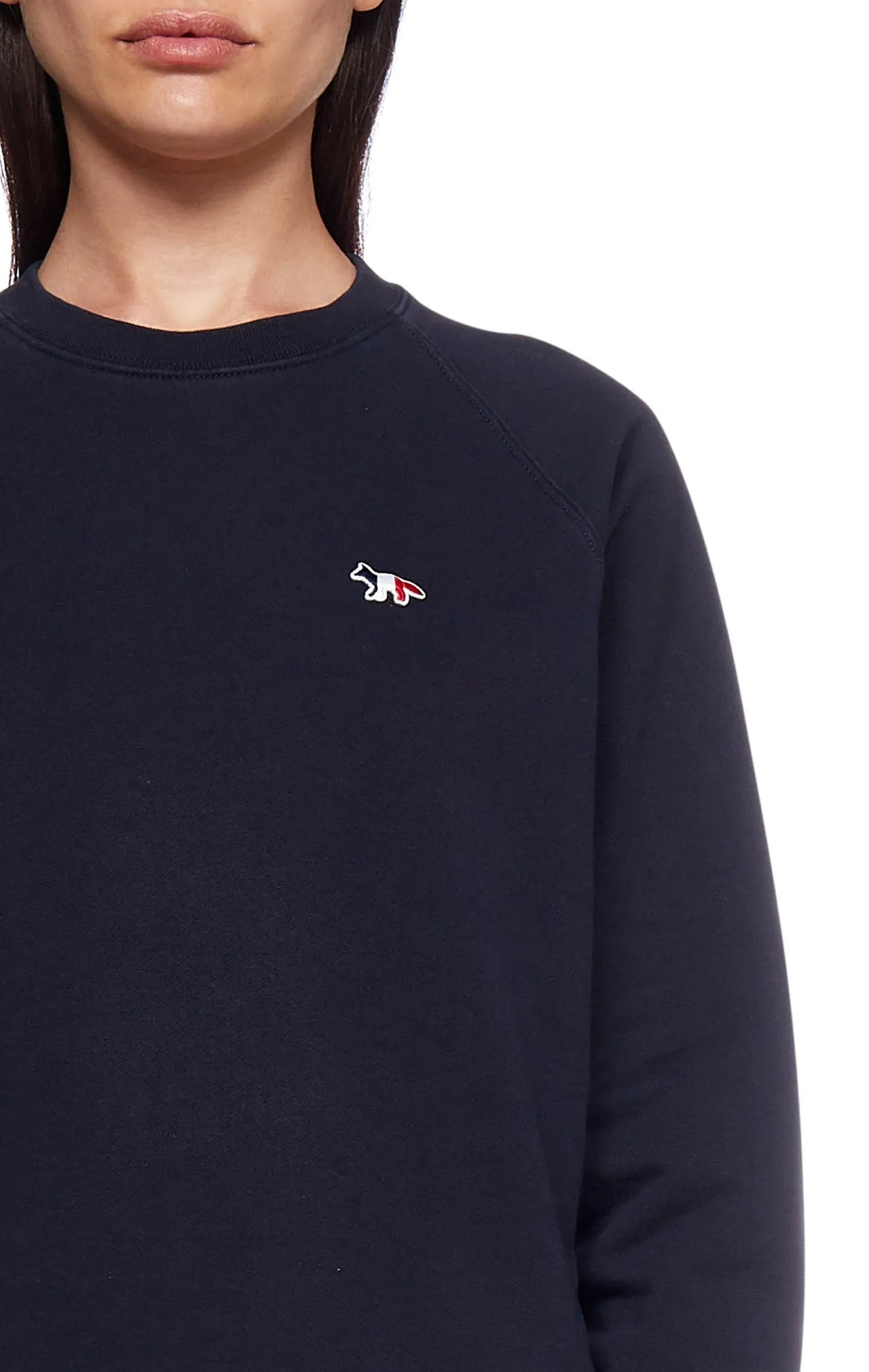 Maison Kitsuné Tricolor Fox Patch Sweatshirt