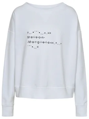 Maison Margiela Logo Printed Crewneck Sweatshirt